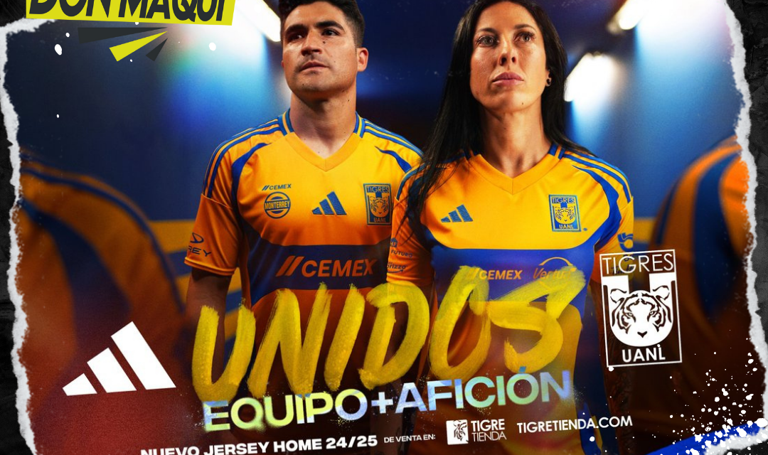 CLUB TIGRES PRESENTA SU NUEVO JERSEY DE LOCAL PARA EL APERTURA 2024