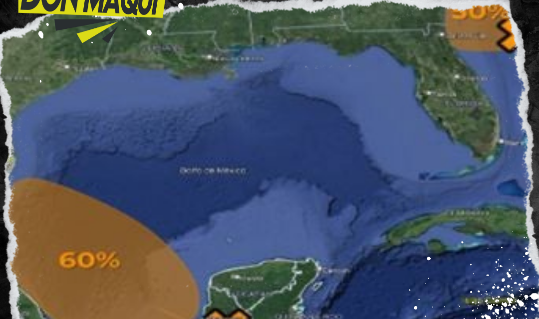 POSIBLE CICLÓN EN EL GOLFO DE MÉXICO ALERTA A LA CONAGUA