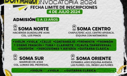 APODACA ABRE INSCRIPCIONES PARA EL SISTEMA DE ORQUESTA MUNICIPAL