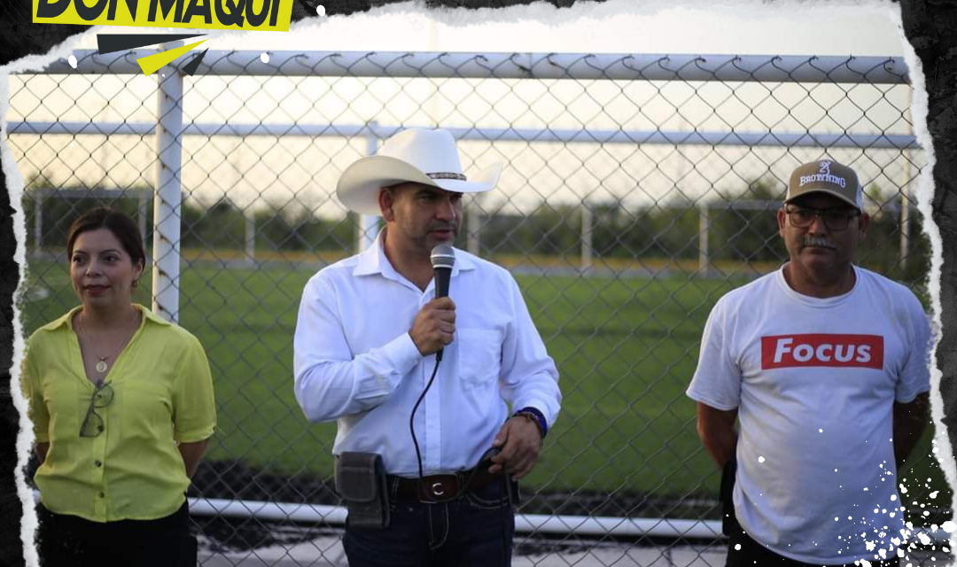 JOSÉ LUIS SANTOS INAUGURA TORNEO DE FÚTBOL 7 EN LA UNIDAD DEPORTIVA LA LOMA