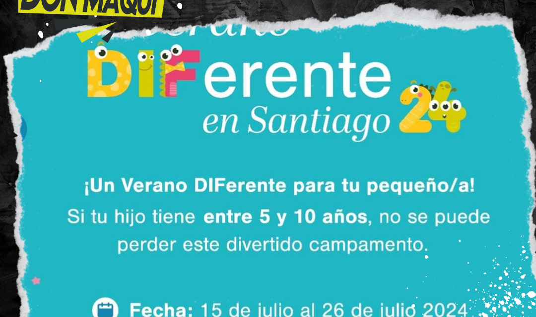 DAVID DE LA PEÑA ANUNCIA “MI VERANO DIFERENTE EN SANTIAGO” CON ACTIVIDADES PARA NIÑOS Y NIÑAS