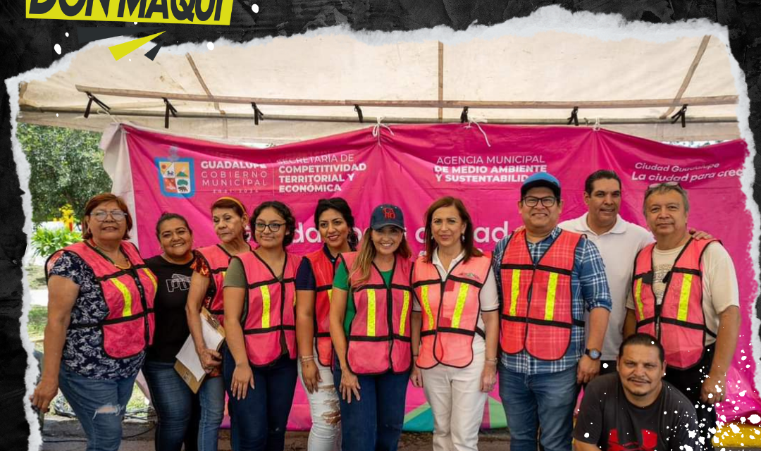 EN GUADALUPE SE LLEVÓ A CABO UNA EXITOSA JORNADA DE RECICLAJE