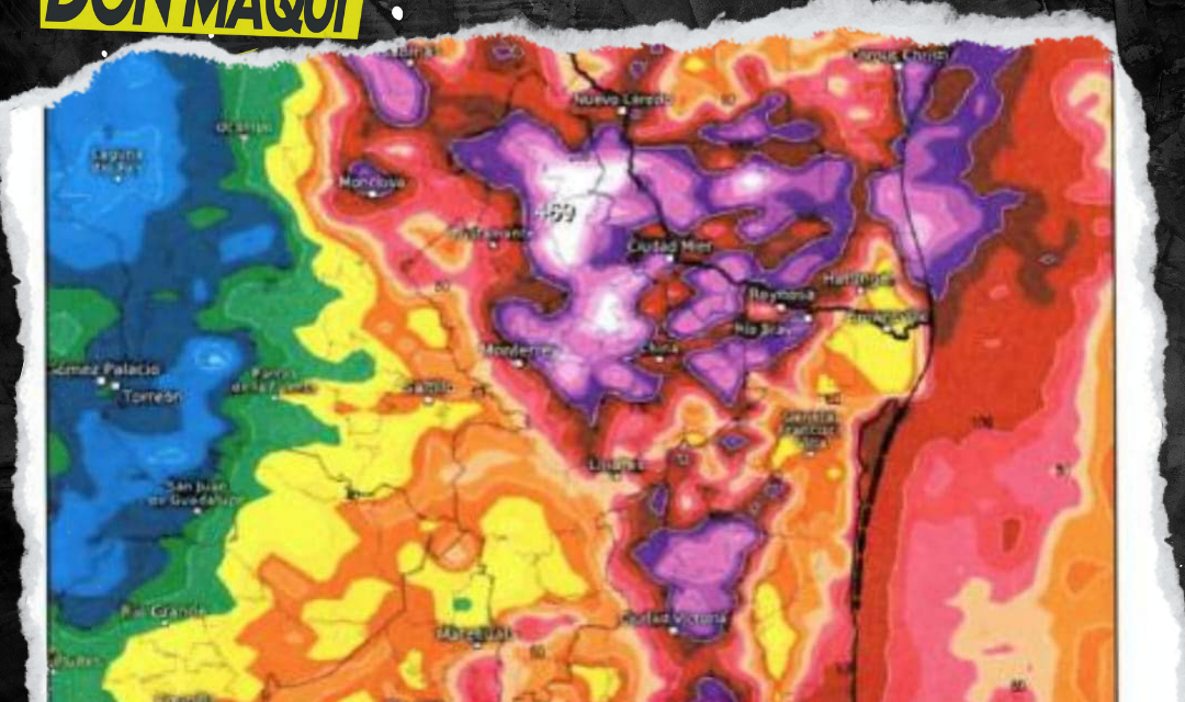 ANUNCIAN LLUVIAS INTENSAS Y FUERTES RACHAS DE VIENTO EN EL NORTE DEL PAÍS