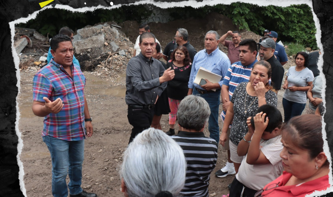 PACO TREVIÑO SUPERVISA AVANCE DE OBRAS EN COLONIA AMPLIACIÓN MONTE CRISTAL