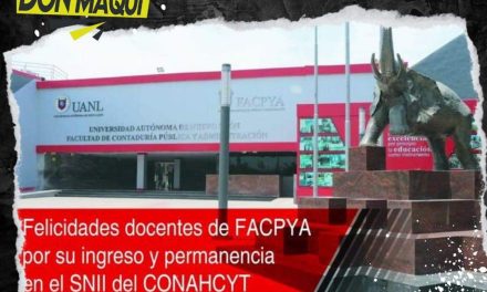 DOCENTES DE LA FACULTAD DE CONTADURÍA PÚBLICA Y ADMINISTRACIÓN INGRESAN Y RENUEVAN DISTINCIÓN EN EL SNII DEL CONAHCYT