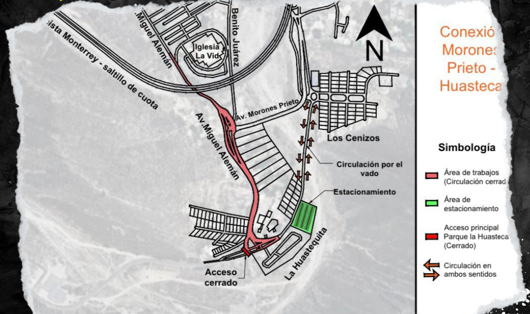 TENDRÁ CIERRE VIAL SANTA CATARINA POR REUBICACIÓN DE TUBERÍA HIDRÁULICA