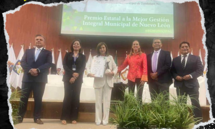 MUNICIPIO DE GUADALUPE RECIBE PREMIO POR MEJOR GESTIÓN INTEGRAL MUNICIPAL EN NUEVO LEÓN