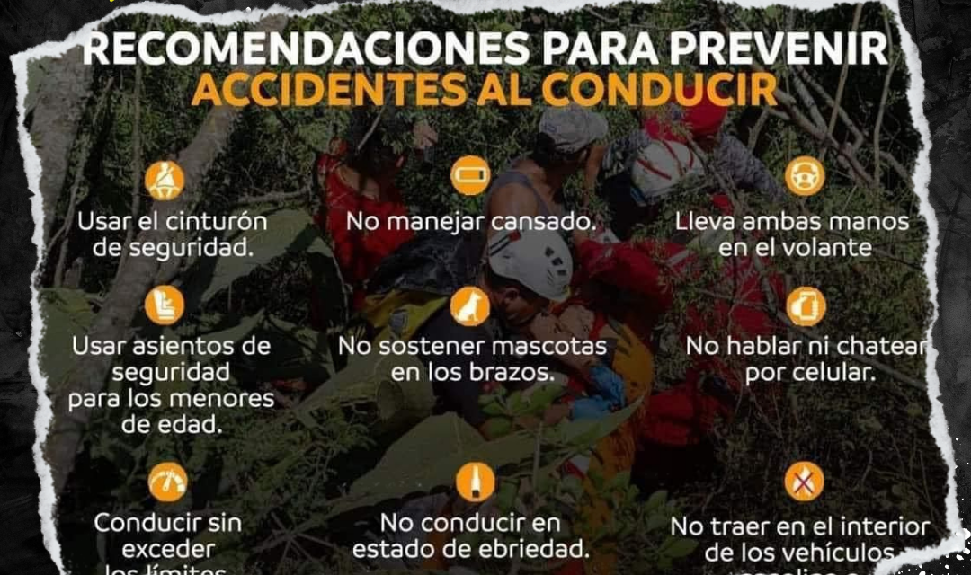 PROTECCIÓN CIVIL NUEVO LEÓN COMPARTE RECOMENDACIONES PARA EVITAR ACCIDENTES AL CONDUCIR