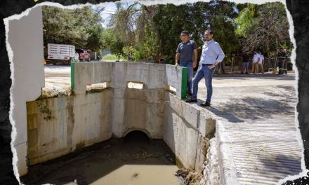 DAVID DE LA PEÑA SUPERVISA OPERATIVO DE DESAZOLVE ANTE PRONÓSTICO DE LLUVIAS