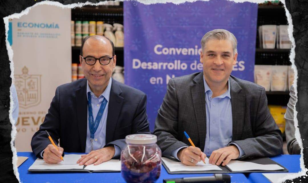 WALMART Y SECRETARÍA DE ECONOMÍA DE NUEVO LEÓN FIRMAN CONVENIO PARA IMPULSAR PYMES LOCALES