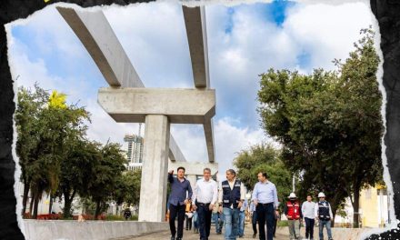 SAMUEL GARCÍA SUPERVISA AVANCES EN LA LÍNEA 6 DEL METRO QUE RECORRERÁ DESDE SANTA CATARINA HASTA EL AEROPUERTO