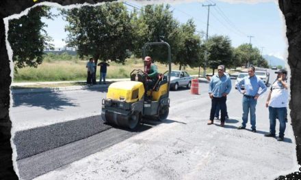 PACO TREVIÑO SUPERVISA AVANCES DEL PROGRAMA PERMANENTE DE BACHEO