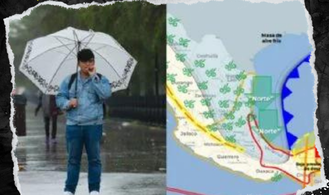 PRIMER FRENTE FRÍO TRAERÁ LLUVIAS Y DESCENSO DE TEMPERATURAS EN EL NORTE DEL PAÍS