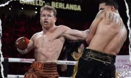 CANELO ÁLVAREZ DEFIENDE SUS TÍTULOS SUPERMEDIANOS AL VENCER A BERLANGA EN LAS VEGAS