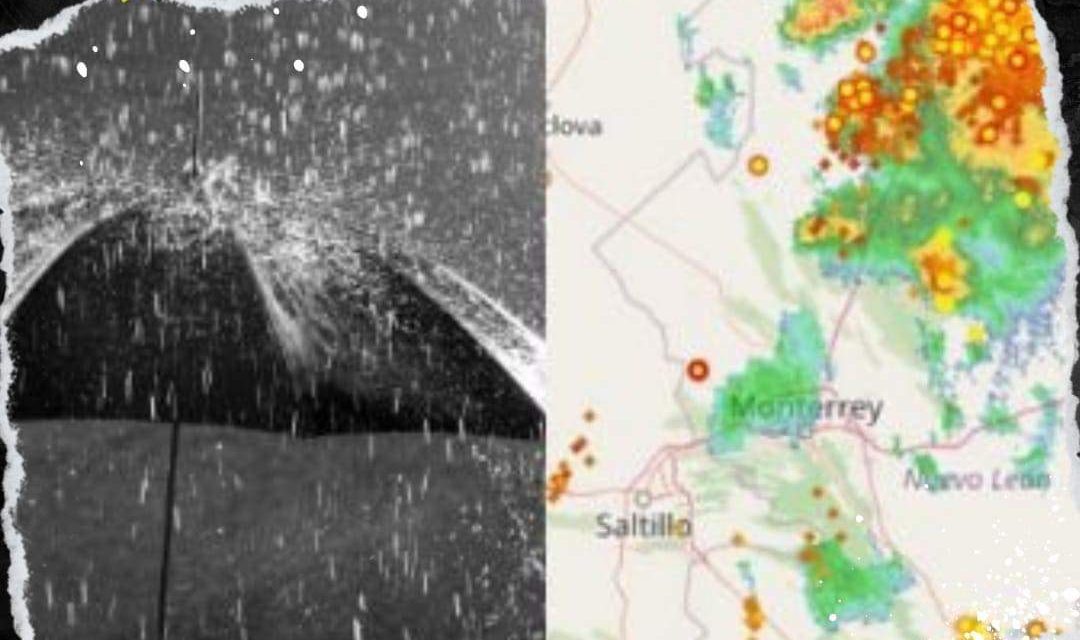 LLUVIAS FUERTES Y TORMENTAS ELÉCTRICAS EN NUEVO LEÓN DURANTE EL FIN DE SEMANA