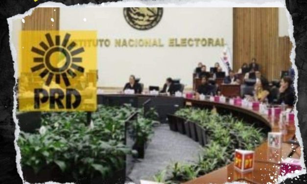 EL INE RETIRA REGISTRO DEL PRD POR BAJA VOTACIÓN