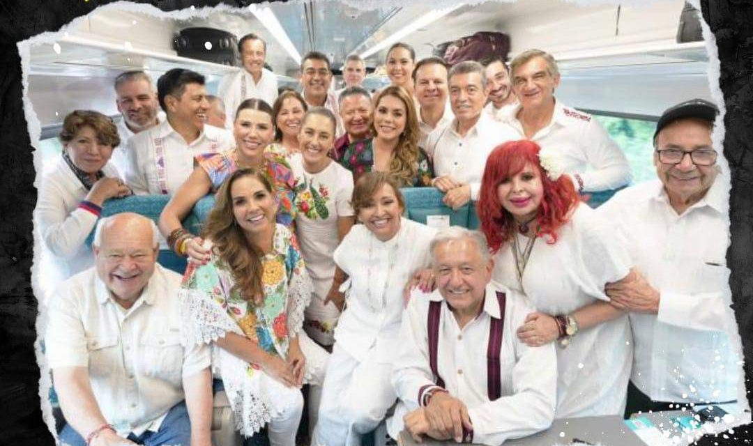 ANDRÉS MANUEL LÓPEZ OBRADOR INAUGURA EL TREN P’ATAL EN SU ÚLTIMO ENCUENTRO CON GOBERNADORES