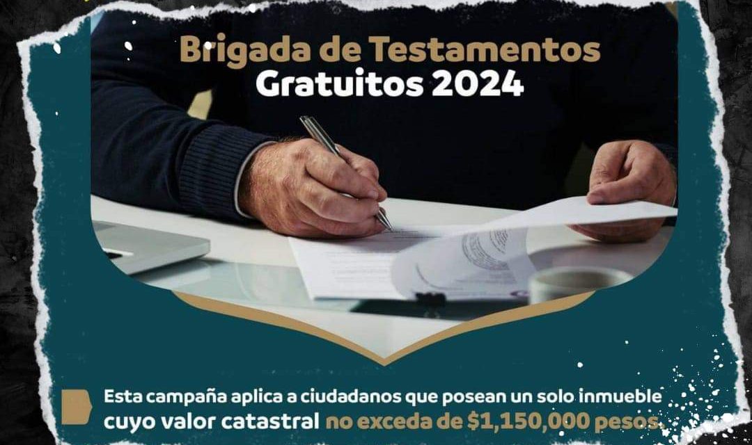 GOBIERNO DE NUEVO LEÓN LANZA BRIGADA DE TESTAMENTOS GRATUITOS 2024