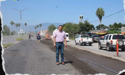 JESÚS HOMERO AGUILAR INICIA RECARPETEO DE LA CARRETERA NACIONAL EN HUALAHUISES