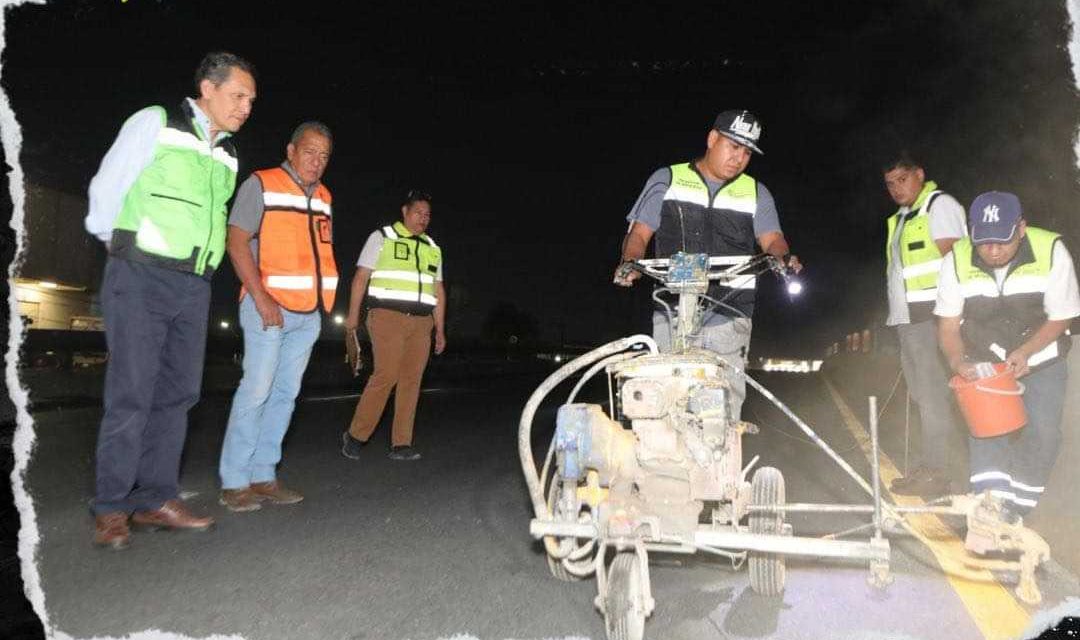 EL MUNICIPIO DE MONTERREY REINICIA DELIMITACIÓN DE CARRILES EN AVENIDAS PRINCIPALES DE MONTERREY