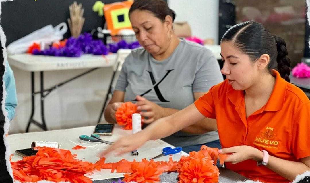 DAVID SÁNCHEZ, ALCALDE DE GENERAL TERÁN A TRAVÉS DEL DIF DECORA EL CALLEJÓN MÁGICO PARA LAS PRÓXIMAS FESTIVIDADES