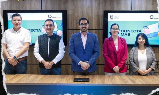 EL ALCALDE DAVID DE LA PEÑA LANZA PROGRAMA “CONECTA MÁS” PARA IMPULSAR A COMERCIANTES DE SANTIAGO 