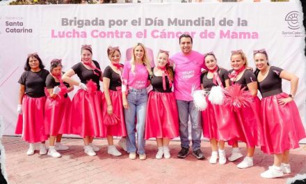 EL ALCALDE JESÚS NAVA REALIZÓ UNA BRIGADA MÉDICA EN EL DÍA MUNDIAL CONTRA EL CÁNCER DE MAMA EN EL MUNICIPIO DE SANTA CATARINA 