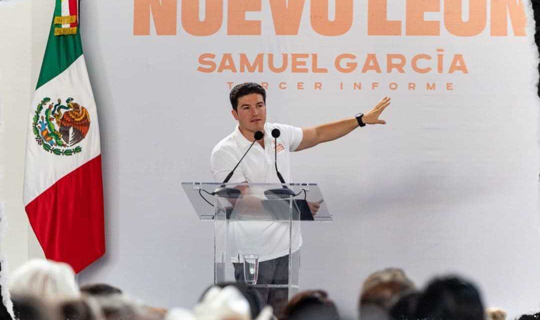 EL GOBERNADOR SAMUEL GARCÍA CONTINÚA CON INFORMES REGIONALES EN NUEVO LEÓN