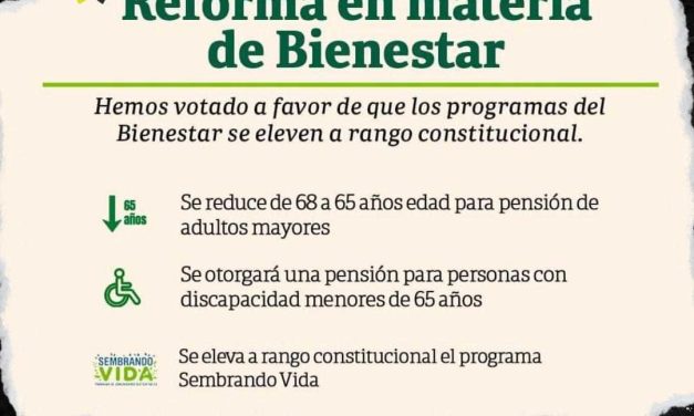 EL DIPUTADO FEDERAL CARLOS GUEVARA ANUNCIÓ UNA REFORMA CONSTITUCIONAL QUE GARANTIZA PROGRAMAS SOCIALES PERMANENTES