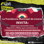 GERARDO GUZMÁN INVITA A DESFILE CÍVICO Y MILITAR EN LINARES EL PRÓXIMO 20 DE NOVIEMBRE