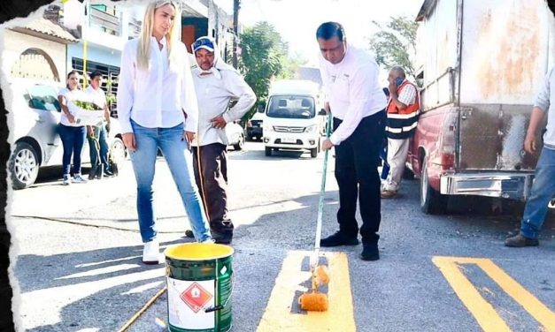 EL ALCALDE JESÚS NAVA ENCABEZA MACRO BRIGADA DE MEJORAS EN SANTA CATARINA 