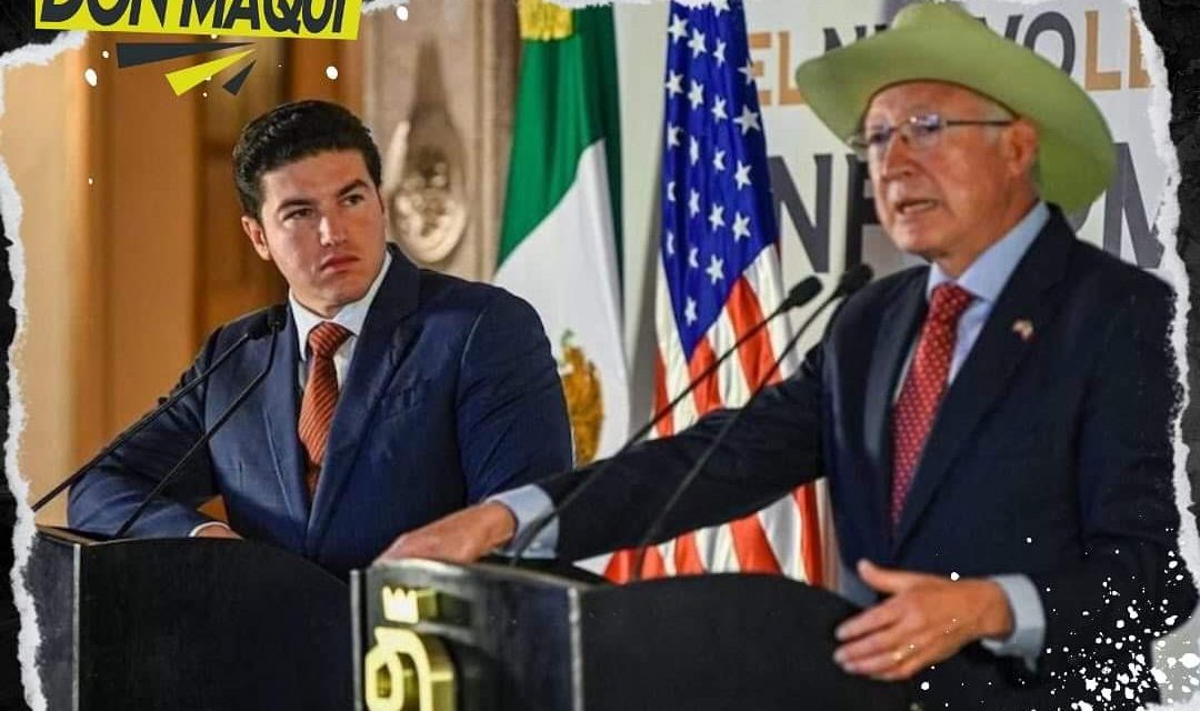 SAMUEL GARCÍA Y EMPRESARIOS DE NUEVO LEÓN SE REÚNEN CON KEN SALAZAR, EMBAJADOR DE EE.UU. 