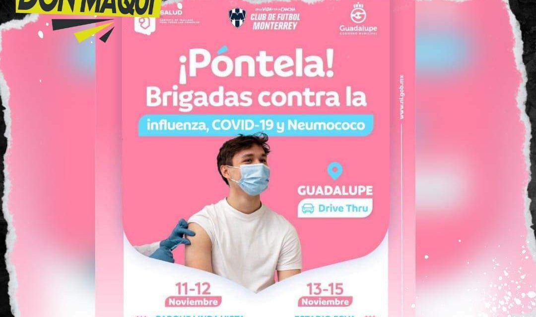 HÉCTOR GARCÍA, ALCALDE DE GUADALUPE, LANZA CAMPAÑA DE VACUNACIÓN DRIVE-THRU CONTRA INFLUENZA, COVID-19 Y NEUMOCOCO.