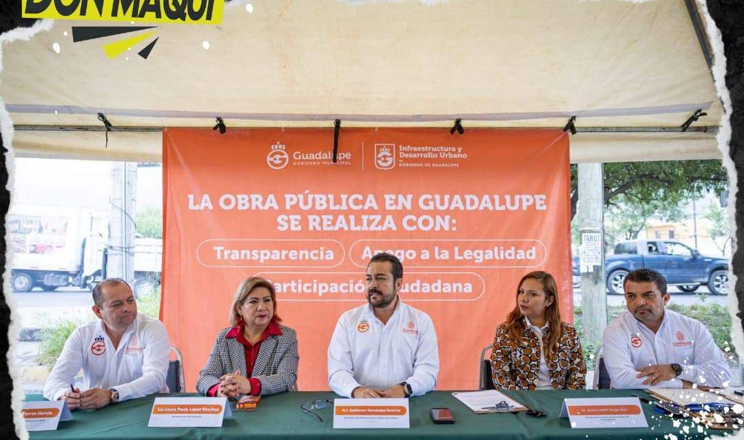 MUNICIPIO DE GUADALUPE INICIA LICITACIÓN PARA REHABILITAR AVENIDA ELOY CAVAZOS