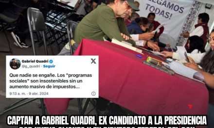 CAPTAN A GABRIEL QUADRI, EX CANDIDATO A LA PRESIDENCIA POR NUEVA ALIANZA Y EX DIPUTADO FEDERAL DEL PAN SOLICITANDO PENSIÓN PARA ADULTOS MAYORES