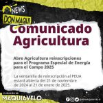 MIGUEL ÁNGEL SALAZAR INVITA A PARTICIPAR EN EL PROGRAMA DE ENERGÍA ELÉCTRICA PARA EL CAMPO