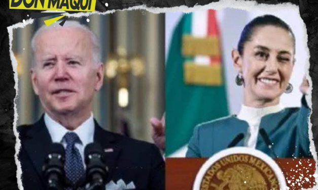BIDEN AGRADECE A SHEINBAUM POR LA HISTÓRICA INCAUTACIÓN DE FENTANILO EN MÉXICO