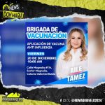 AILE TAMEZ INVITA A BRIGADA DE VACUNACIÓN CONTRA LA INFLUENZA