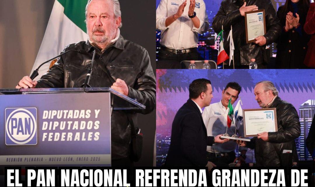 EL PAN NACIONAL REFRENDA GRANDEZA DE MAURICIO FERNÁNDEZ AL GALARDONARLO