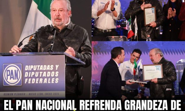 EL PAN NACIONAL REFRENDA GRANDEZA DE MAURICIO FERNÁNDEZ AL GALARDONARLO