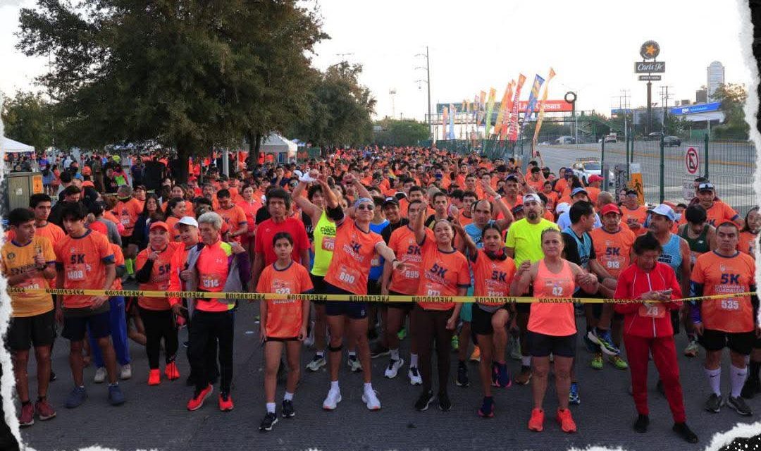 EL ‘GIGANTE DE ACERO’ TESTIGO DE LA CARRERA DEPORTIVA POR EL 309 ANIVERSARIO DE GUADALUPE