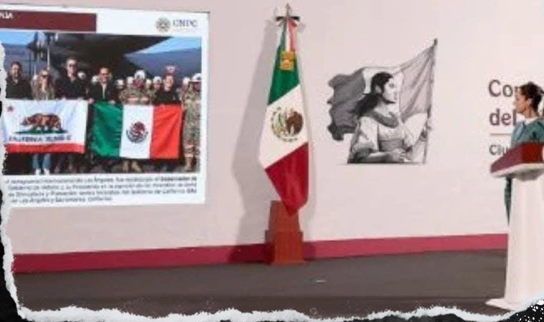 CLAUDIA SHEINBAUM SUBRAYA LA NECESIDAD DE MANO DE OBRA MEXICANA EN INCENDIOS DE LOS ÁNGELES