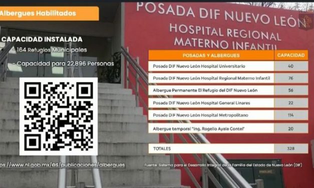 PROTECCIÓN CIVIL NUEVO LEÓN REALIZA PLAN DE CONTINGENCIA PARA EL PRÓXIMO DESCENSO DE TEMPERATURA EN EL ESTADO
