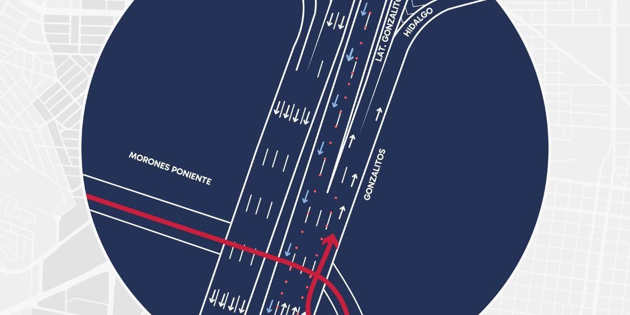 PROBARAN NUEVO CARRIL CONTRAFLUJO EN AVENIDA GONZALITOS