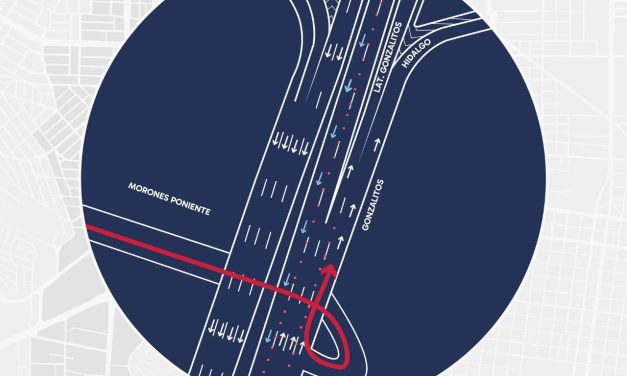 PROBARAN NUEVO CARRIL CONTRAFLUJO EN AVENIDA GONZALITOS
