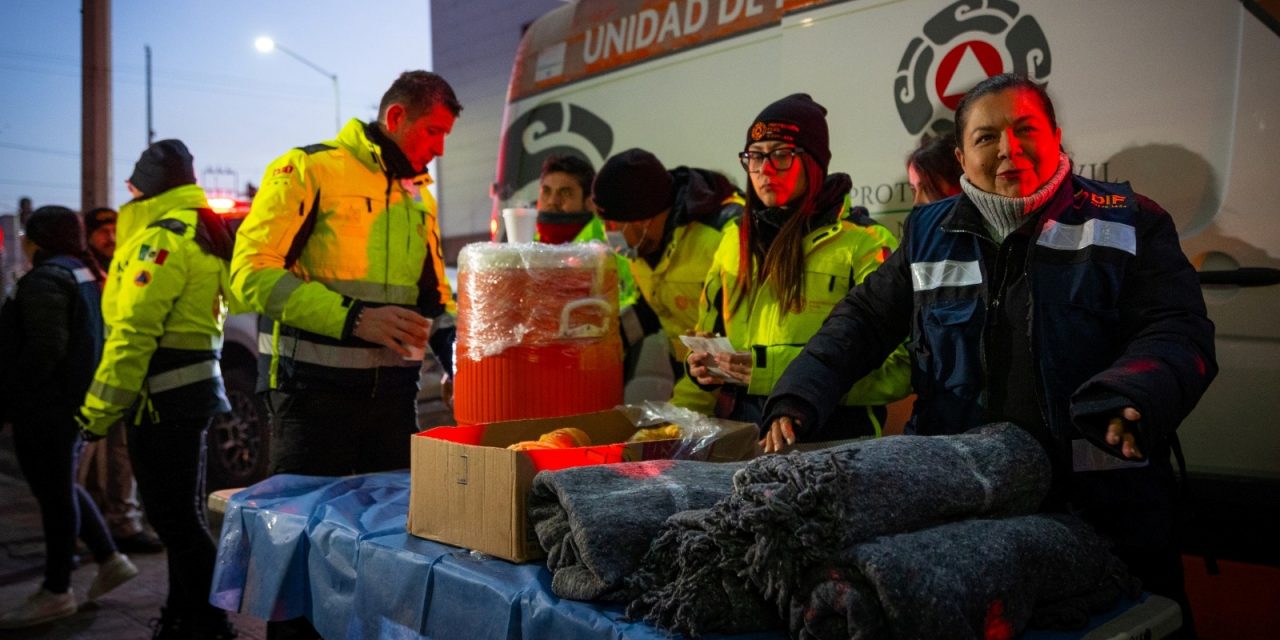 GOBIERNO DEL ESTADO CONTINÚA CON OPERATIVO CARRUSEL POR LAS BAJAS TEMPERATURAS REGISTRADAS EN LA ENTIDAD