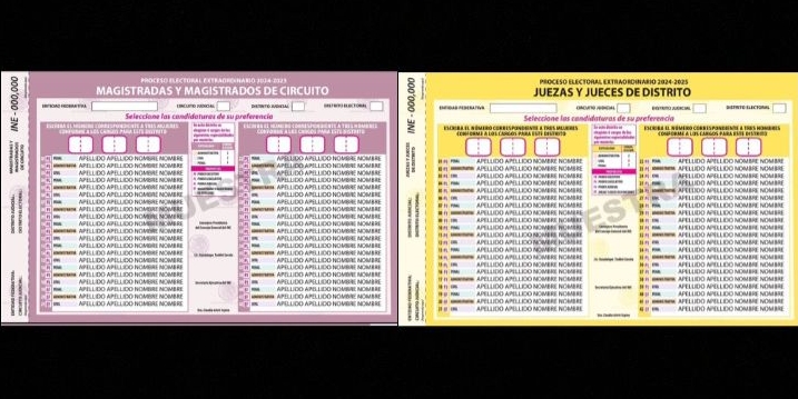 INE PROMUEVE BOLETAS PARA ELECCIÓN DE JUECES DE DISTRITO Y MAGISTRADOS