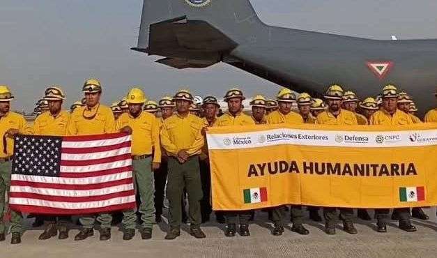 REGRESA A MÉXICO LA BRIGADA CEHUI TRAS COMBATIR INCENDIOS EN CALIFORNIA