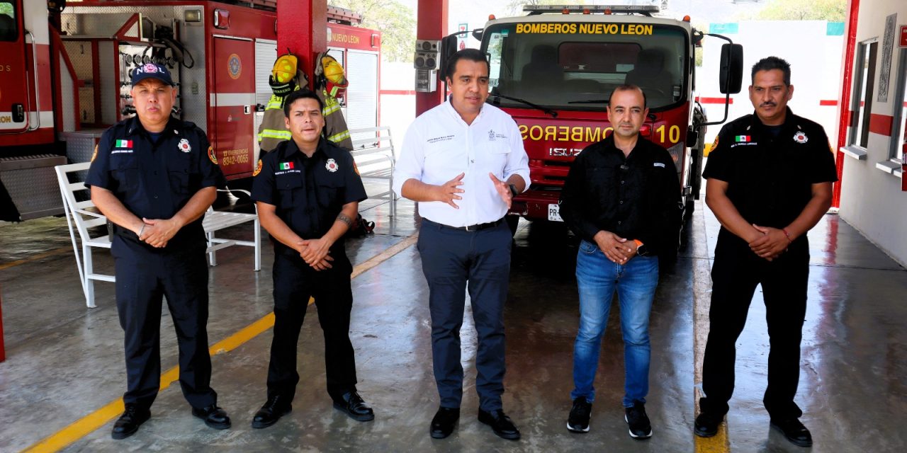 JESÚS NAVA ANUNCIA DONACIÓN DE 6 MDP PARA BOMBEROS EN SANTA CATARINA