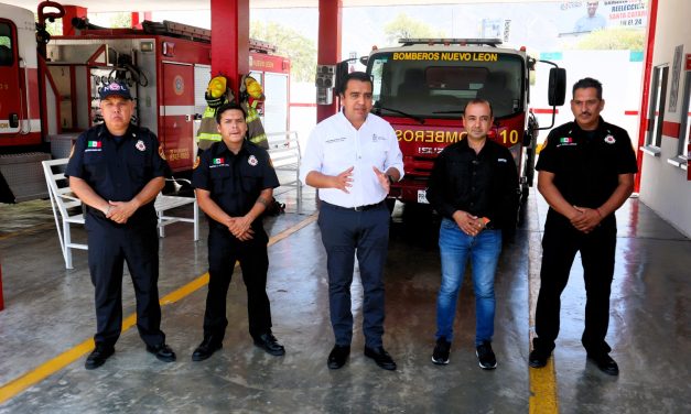 JESÚS NAVA ANUNCIA DONACIÓN DE 6 MDP PARA BOMBEROS EN SANTA CATARINA
